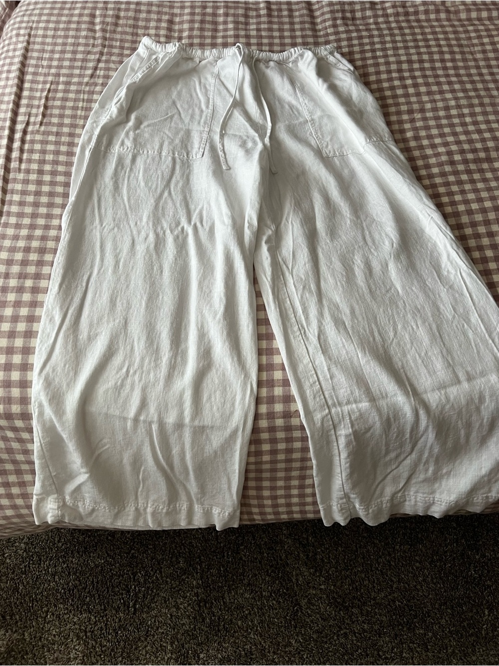 Fabletics Wide Leg Linen Pants